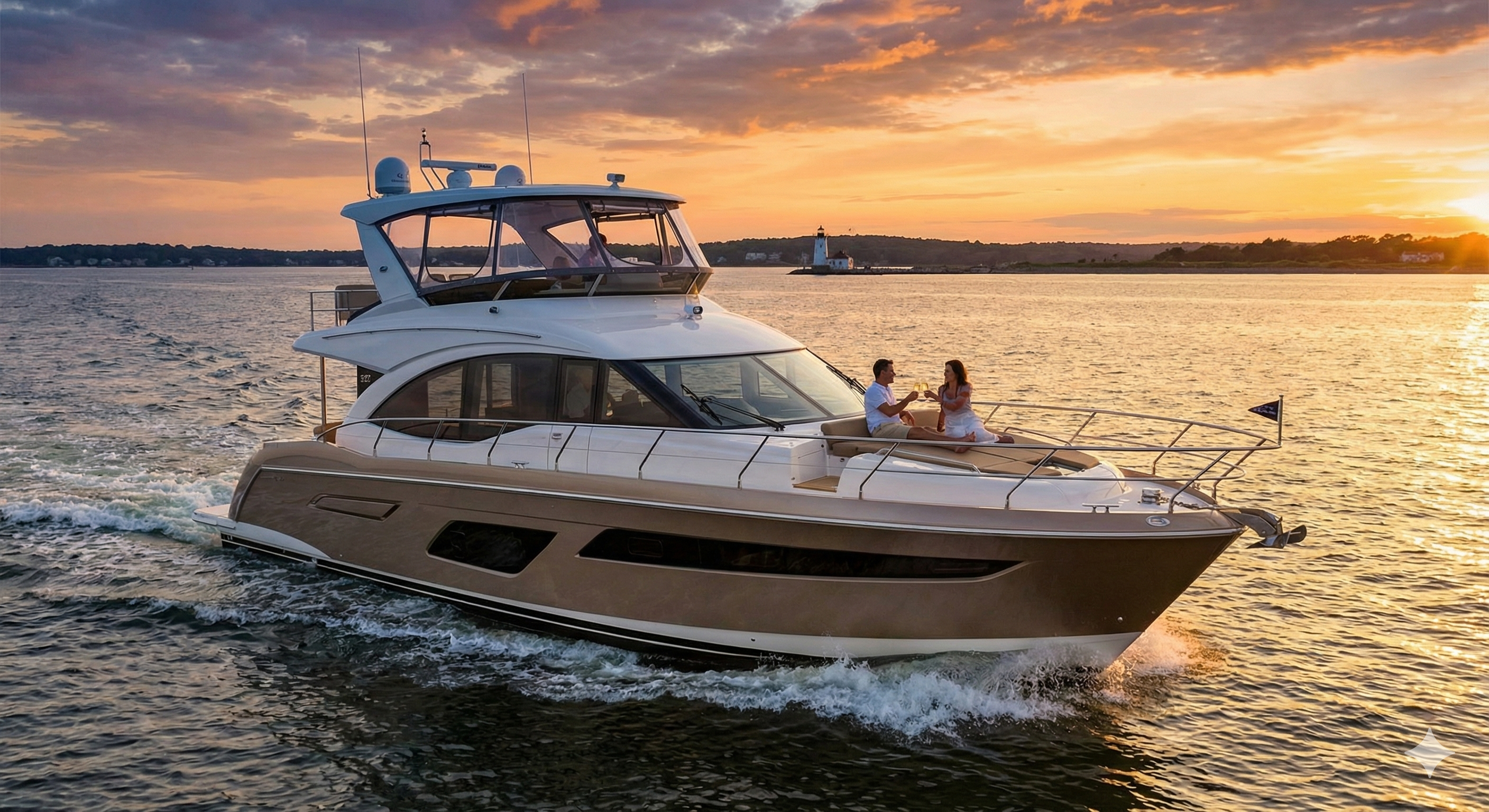 Couple enjoying a boat ride on the Connecticut River